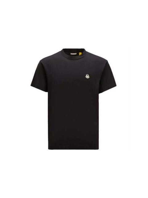 Moncler Moncler x Palm Angels Logo Patch T-Shirt Black