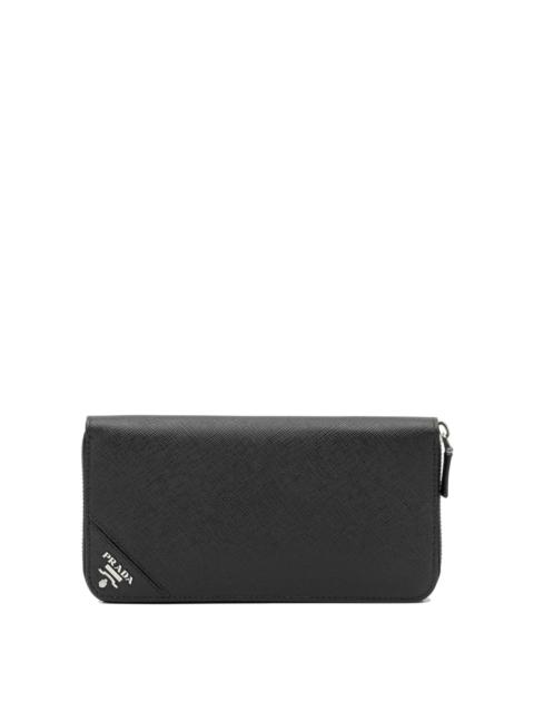 Prada Prada Saffiano Leather Wallet Black Men