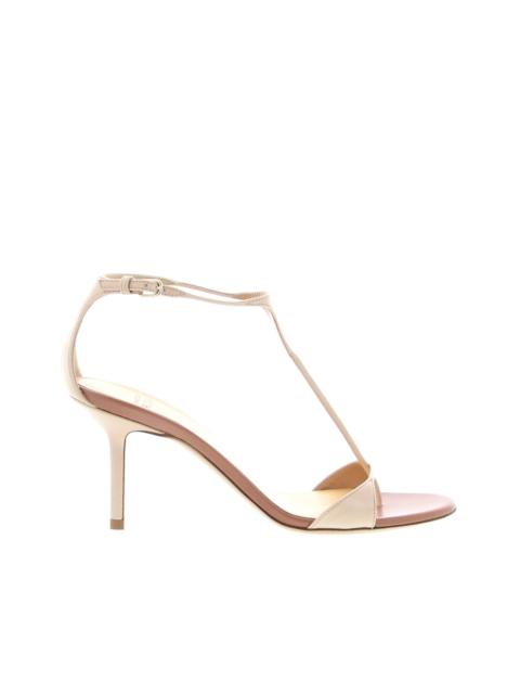 Other Designers Francesco Russo – Extra Thin T-Strap Sandal 75 – Nude