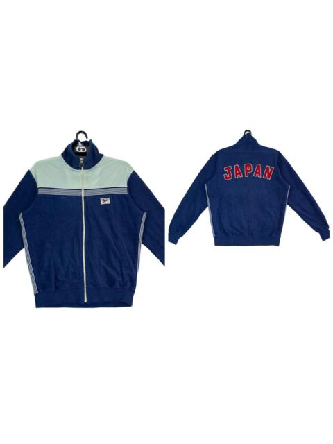 Other Designers Vintage - SPEEDO multicolor fleece track top JAPAN patch logo jacket