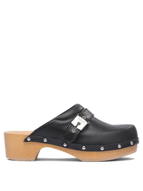 Other Designers Scholl Pescura Clog 50 Blk&honey Ltre 50mm