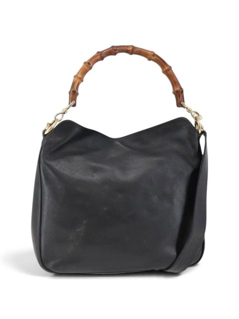 GUCCI Bamboo leather handbag