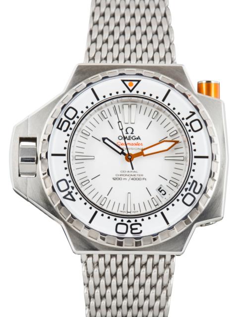 OMEGA Pre-Owned Omega Seamaster Ploprof 1200M White Dial