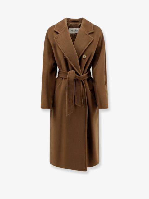 Max Mara Max Mara Madame Wool Cashmere Blend Coat Brown