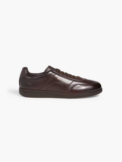 Santoni Dbs Olympic leather sneakers