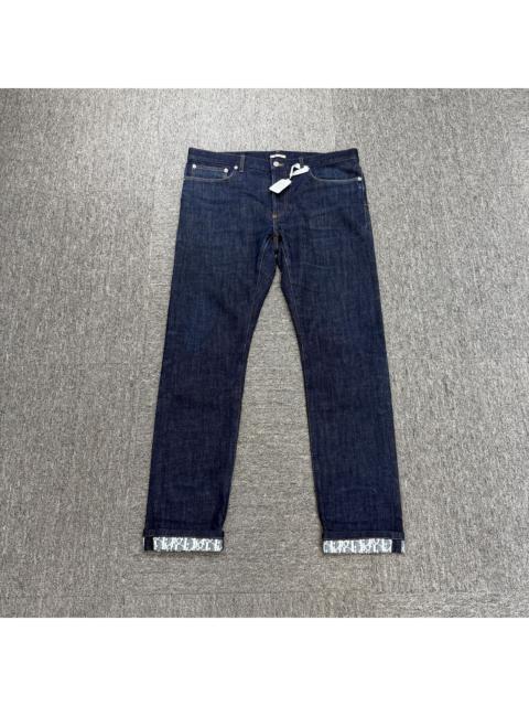 Dior Dior Full Monogram Print Denim Jeans