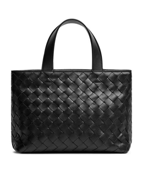 Bottega Veneta Bottega Veneta Men Mini Woven Tote Bag With Zip