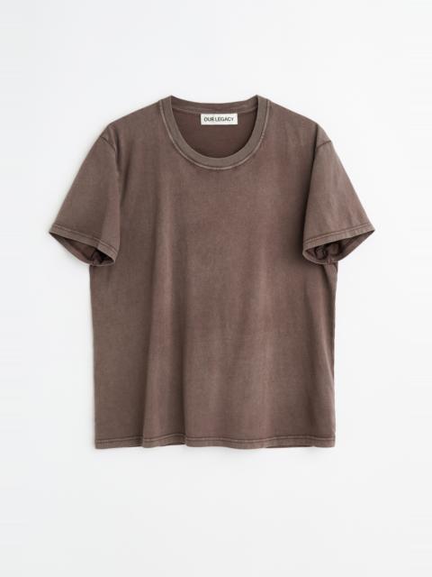 Our Legacy Classic T-Shirt Worn Brown Legacy Jersey