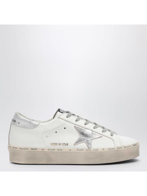 Golden Goose Golden Goose White/Silver Hi-Star Sneakers Women