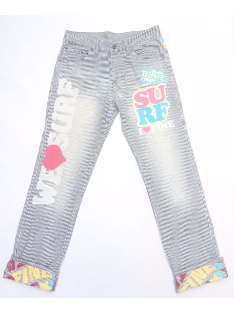 Other Designers Rare - CLONE DEVGRU Printed Hickory Striped Denim