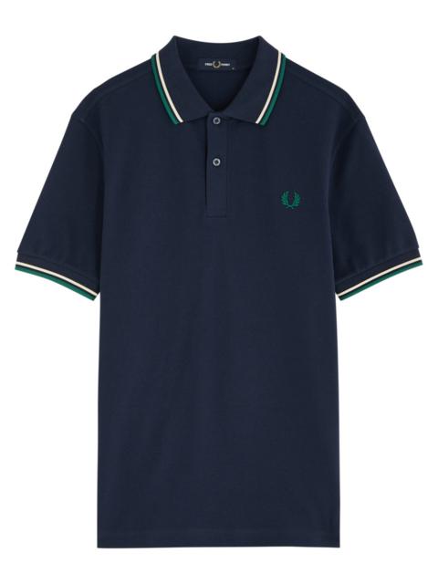 Fred Perry Logo-embroidered Cotton Polo Shirt