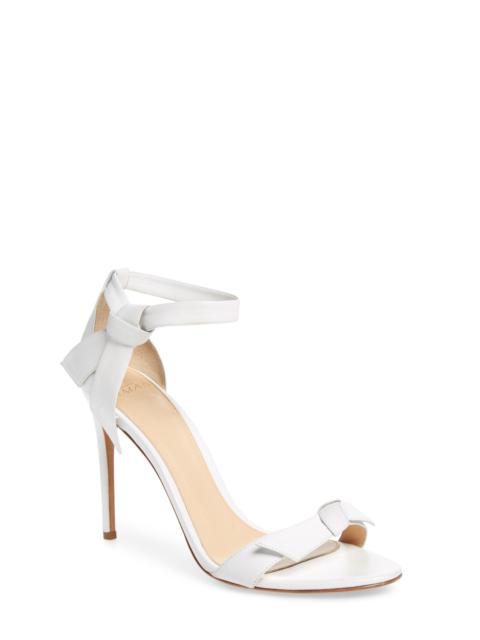ALEXANDRE BIRMAN Alexandre Birman Clarita Ankle Tie Sandal in White Leather at Nordstrom