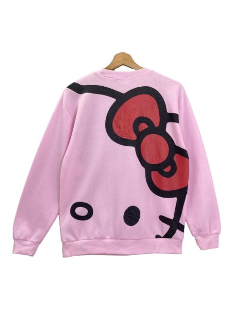 Other Designers Japanese Brand - Hello Kitty Big Logo Crewneck Sweatshirt Size S