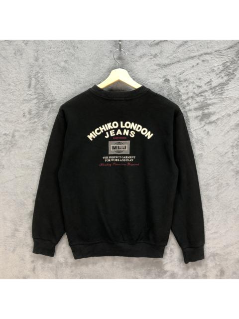 Other Designers Michiko Koshino - Michiko London Jeans Embroidery Logo Sweatshirts #6037-218