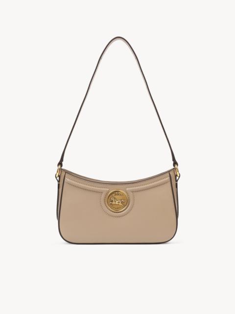 Chloé HORSE MEDAL SHOULDER BAG IN GRAINED LEATHER