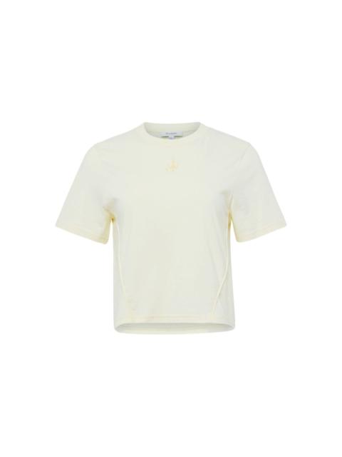 logo-embroidered T-shirt