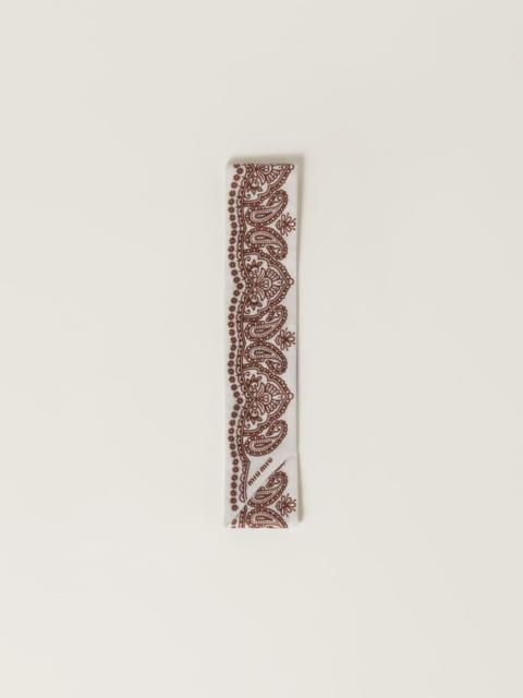 Miu Miu Printed poplin scarf
