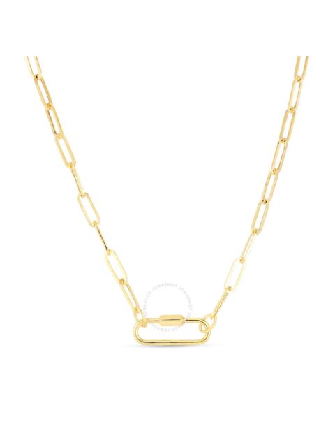 Kylie Harper - Kylie Harper Ladies 14k Gold Classic Carabiner Paperclip Chain Necklace