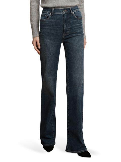 VERONICA BEARD Veronica Beard Crosbie High Waist Slim Wide Leg Jeans in City Lights at Nordstrom
