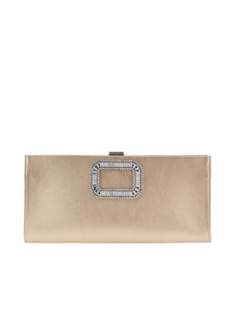 Roger Vivier LEATHER POUCH WITH 'PILGRIM' BUCKLE