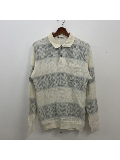 Other Designers Coloured Cable Knit Sweater - Vintage Lindbergh Stripe Polos Knitwear