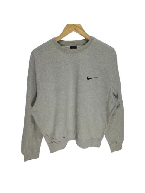 Nike nike embroidered small logo crewneck sweatshirt