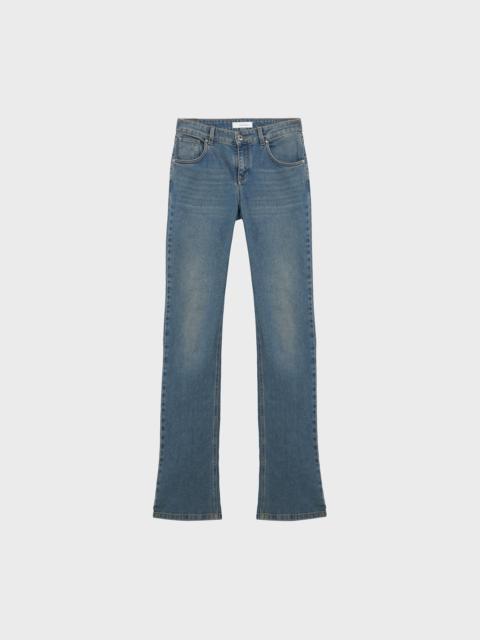 Blumarine BOOTCUT JEANS IN STONE-WASHED DENIM