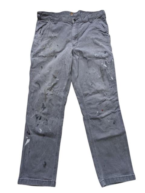 Carhartt CARHARTT RIGBY CANVAS SPLATTER PAINT CARPENTER PANTS