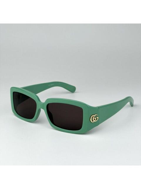 GUCCI NEW Gucci GG1403S 004 Sage Green Gray Unisex Rectangle Sunglasses GG 1403S