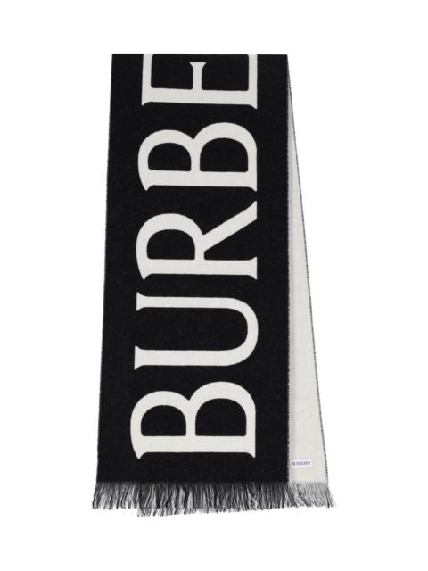 Burberry "B SHIELD" REVERSIBLE SCARF