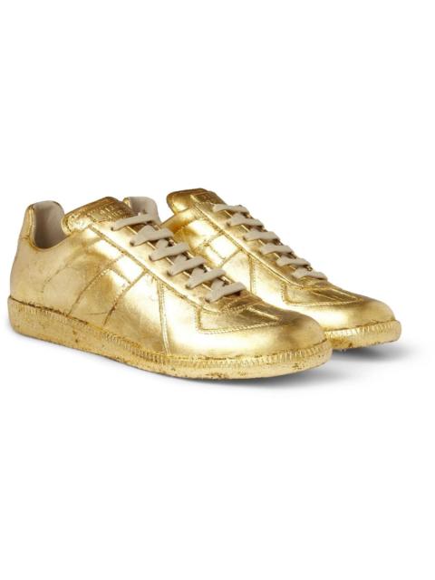 Gold REPLICA sneakers by MMM