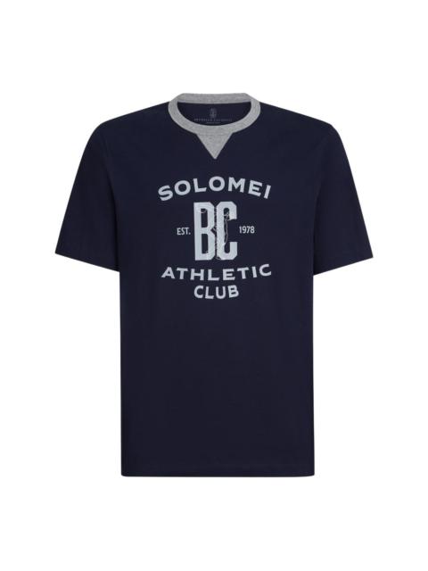 Brunello Cucinelli Logo cotton t-shirt