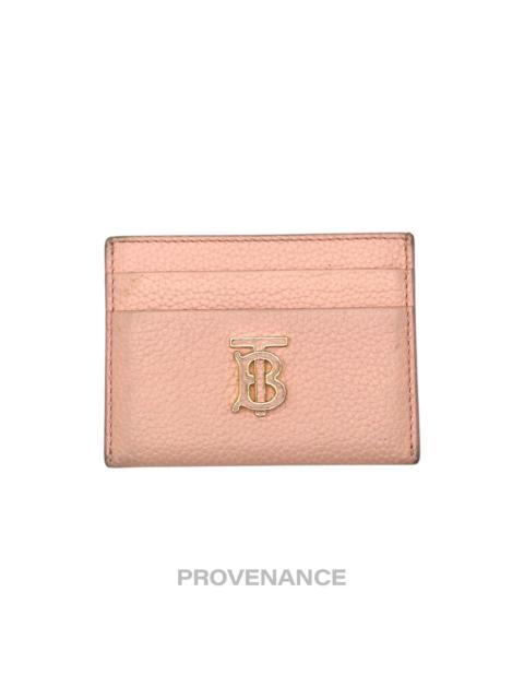 Burberry Burberry Card Holder Wallet -TB Monogram Pink Leather
