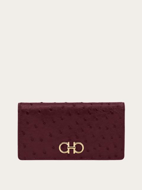 FERRAGAMO Gancini continental wallet