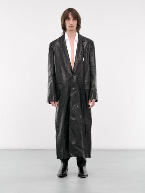 Hakan Tailored Leather Coat