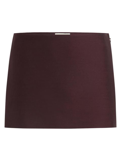 Khaite Jett Skirt 'Almandine'