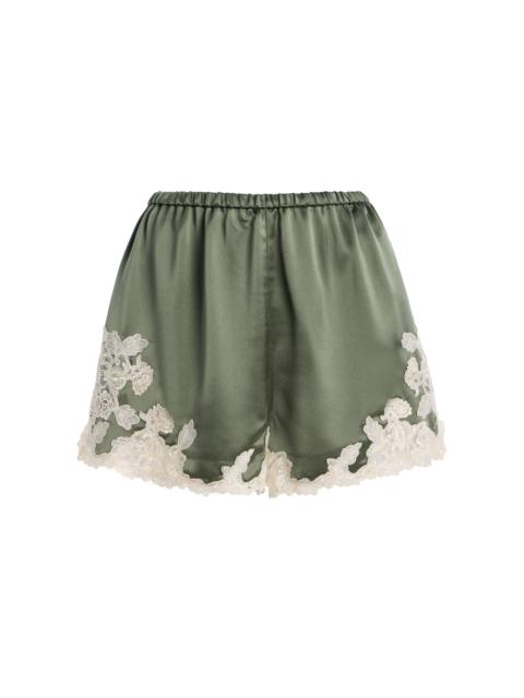 BY MALENE BIRGER Eri Lace Shorts green