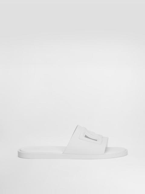 Dolce & Gabbana Rubber beachwear sliders