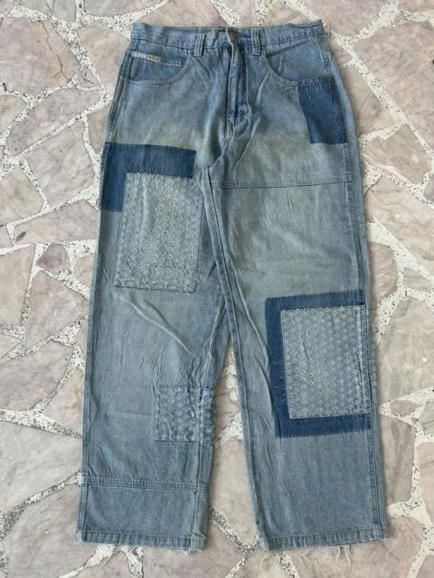 Other Designers Southpole Vintage Sashiko Patchwork Japan Denim