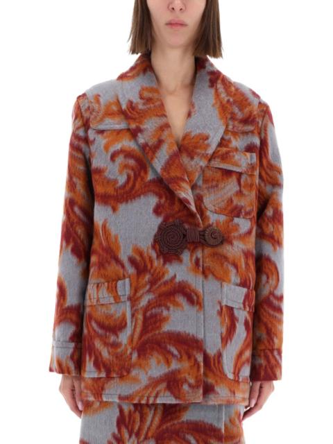 Etro Etro Women Wool Blend Coat