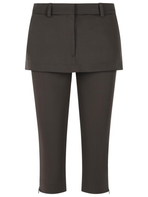Acne Studios Acne Studios Brown Cotton Trousers Women