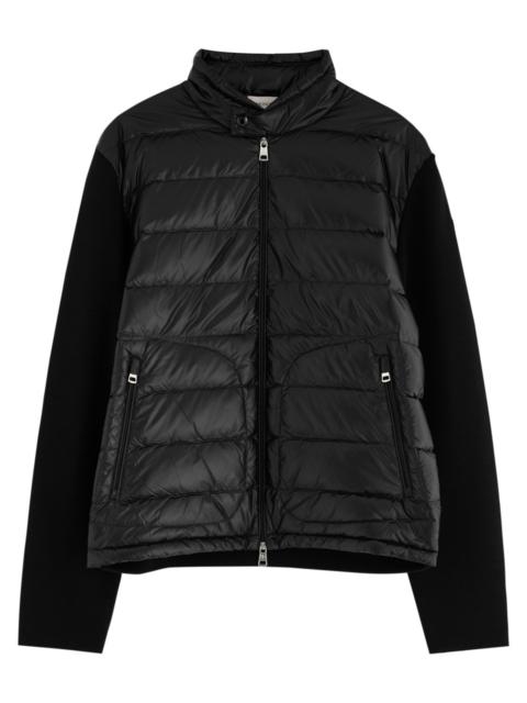 Moncler Moncler Quilted Nylon and Wool Jacket