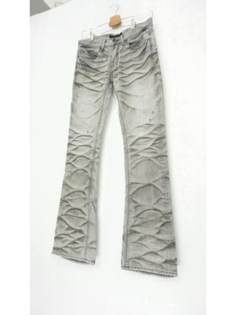 Other Designers Japanese Brand - Vintage FUGA Smokey Distressed Lowrise Flared Denim