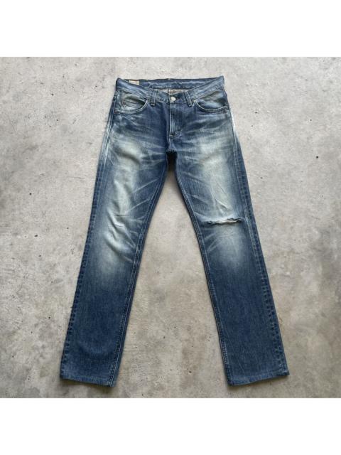 Other Designers Vintage Japanese Brand Distressed Jeans Faded Denim Pants