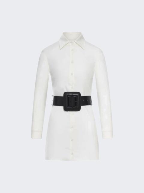 BALENCIAGA Mini Shirt Dress White