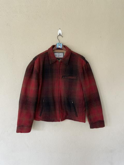 Other Designers Vintage - VINTAGE THE MOMENT TARTAN FLANNEL JACKET