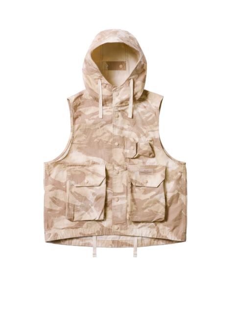 PALACE ENGINEERED GARMENTS HOODED VEST RIPSTOP PRINTED