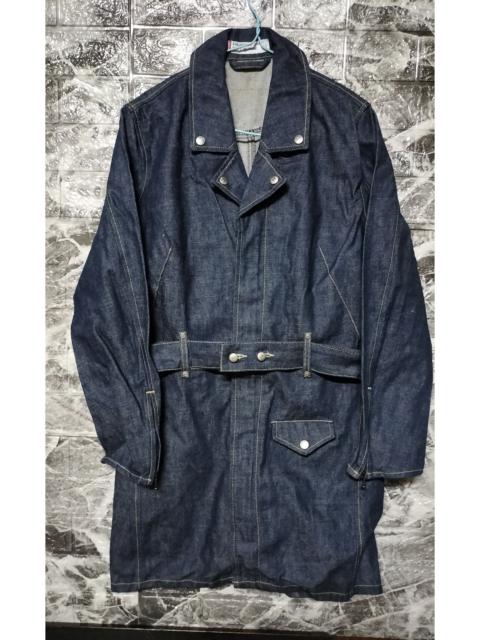 Engineered Garments - Vintage Levis Engineered Jeans Denim Trench Jacket RARE