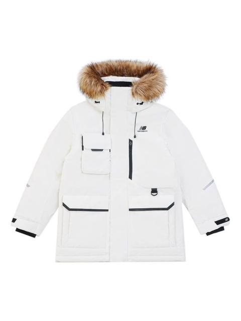 New Balance New Balance Logo Down Jacket 'White' 5PC44603-IV