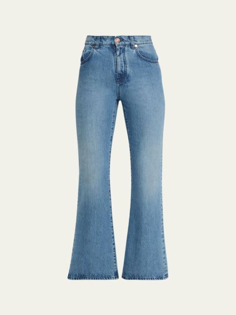 GABRIELA HEARST Ezra Cropped Bootcut Denim Jeans